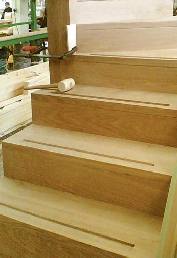 American White Oak Carriage Staircases