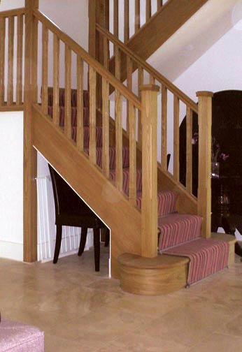 American White Oak Staircase